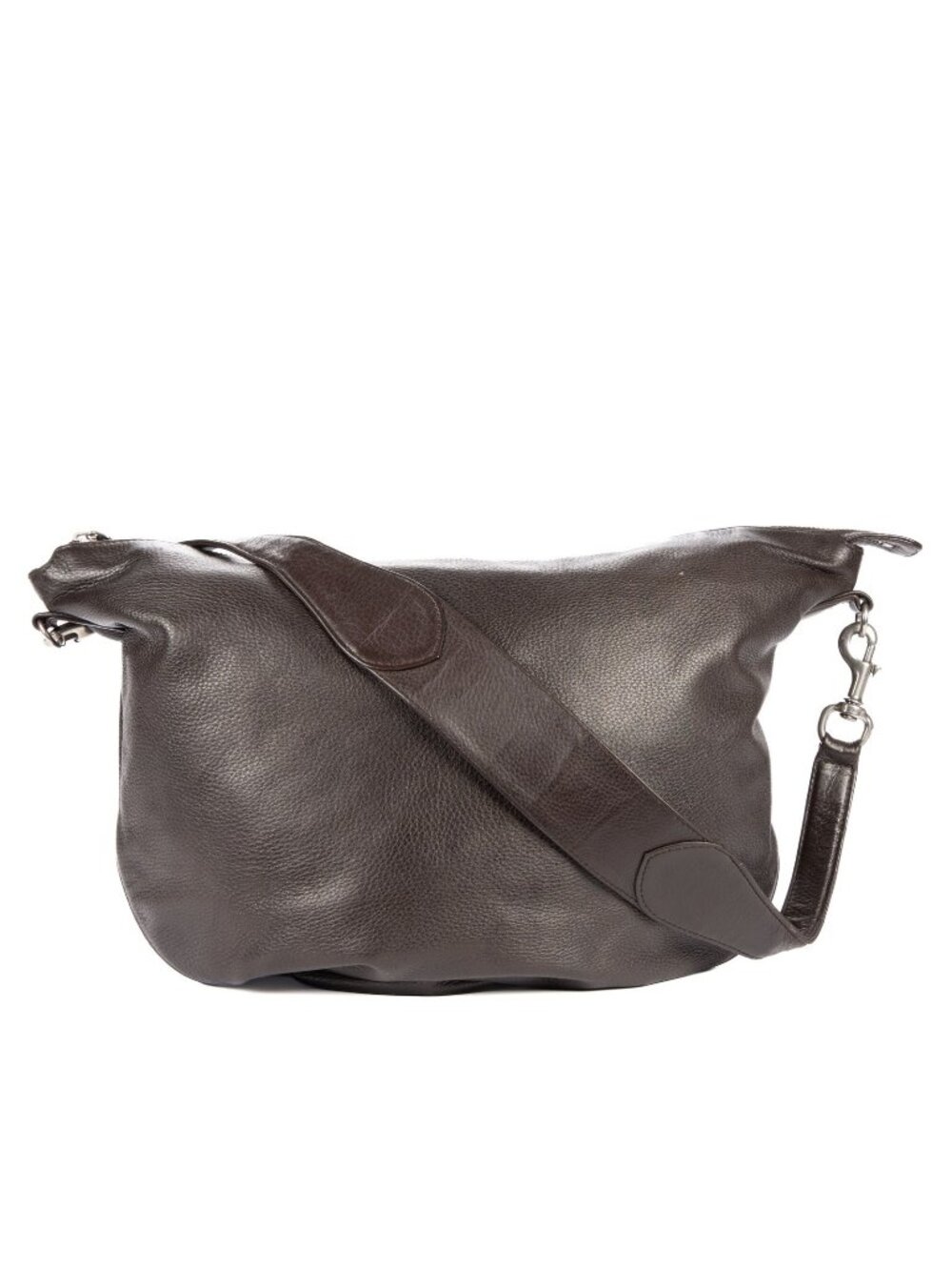 Gucci Large Zip Tote Bag Dark Brown Grain Calfskin Leather